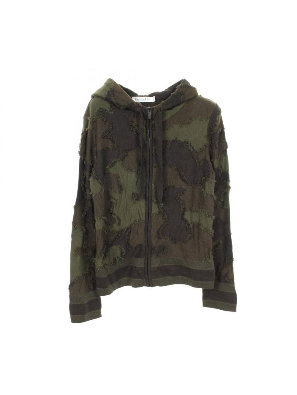 Dior Hoodie Camouflage Knit Cashmere